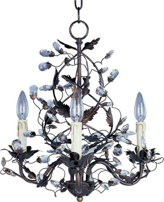 Maxim Elegante 3-Light Chandelier Model: 2850OI