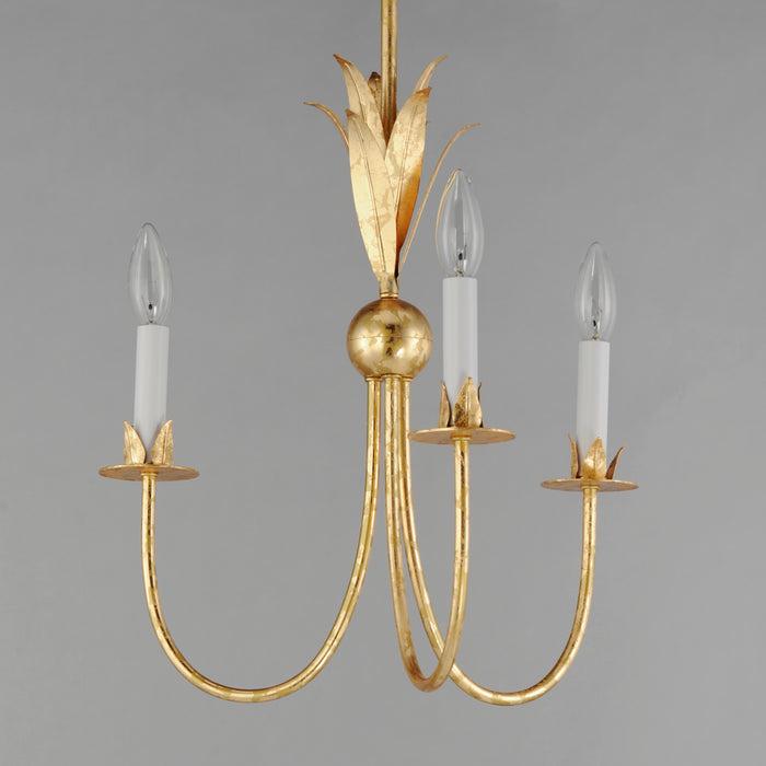 Maxim Paloma 3-Light Chandelier Model: 2883GL