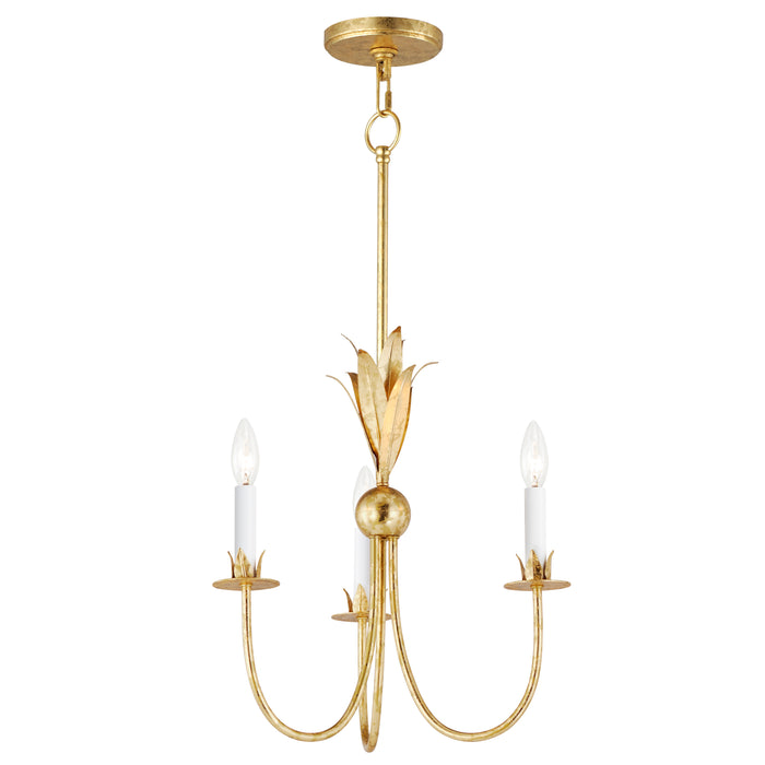 Maxim Paloma 3-Light Chandelier Model: 2883GL