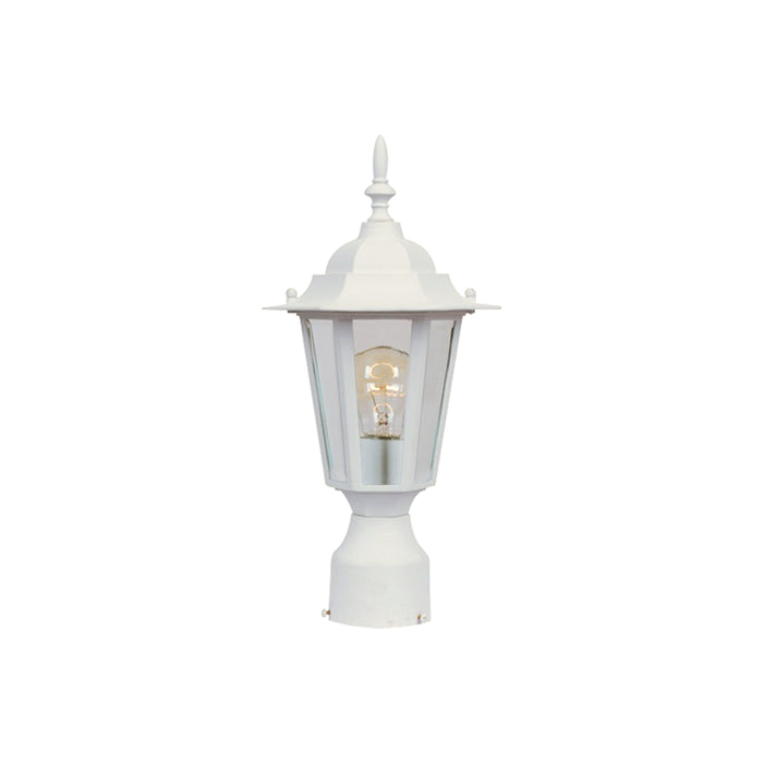 Maxim Builder Cast 1-Light Outdoor Pole/Post Lantern Model: 3001CLWT