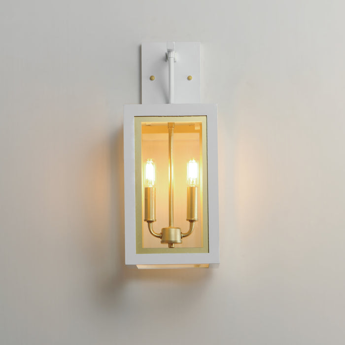 Maxim Neoclass 3-Light Outdoor Sconce Model: 30054CLWTGLD