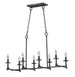 Maxim Anvil 8-Light Linear Pendant Model: 30307NI