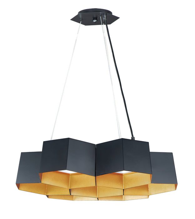 Maxim Honeycomb 7-Light LED Chandelier Model: 30337BKGLD