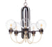 Maxim Bauhaus 5-Light Chandelier Model: 30516CLBZSBR