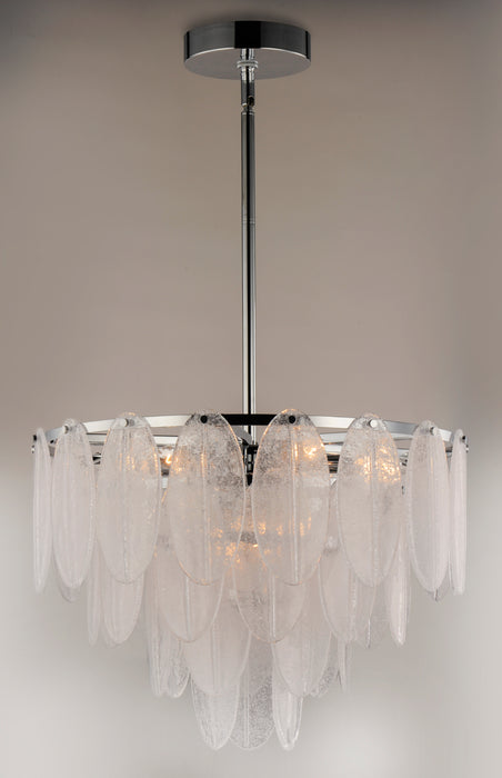 Maxim Glacier 9-Light Chandelier Model: 30735CLWTPC