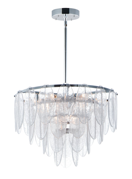 Maxim Glacier 9-Light Chandelier Model: 30735CLWTPC