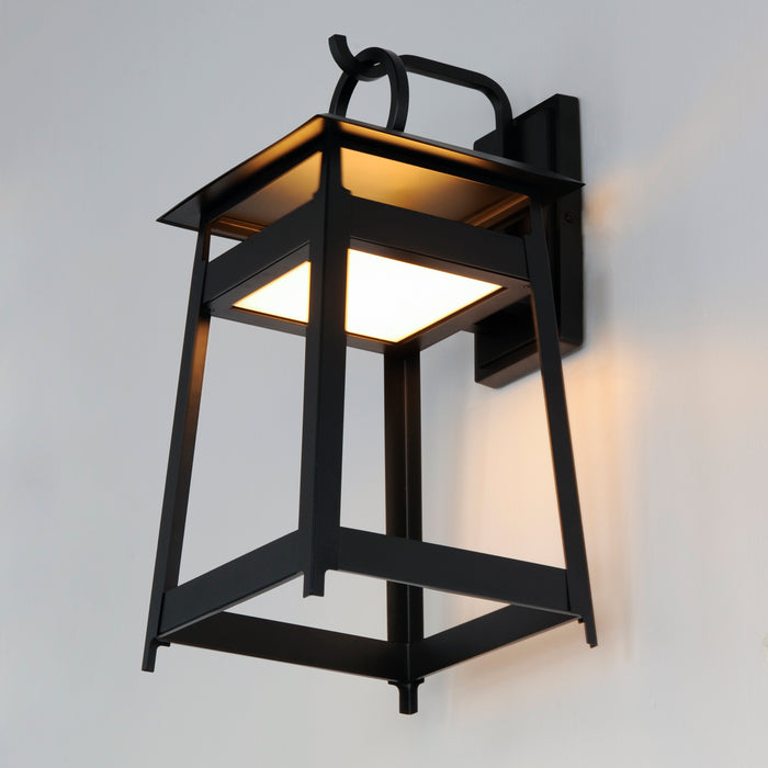 Maxim Pagoda Large LED Outdoor Sconce Model: 30746BK