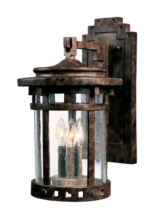 Maxim Santa Barbara Cast 3-Light Outdoor Wall Lantern Model: 3134CDSE