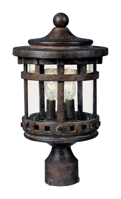 Maxim Santa Barbara Cast 3-LT Outdoor Pole/Post Lantern Model: 3137CDSE