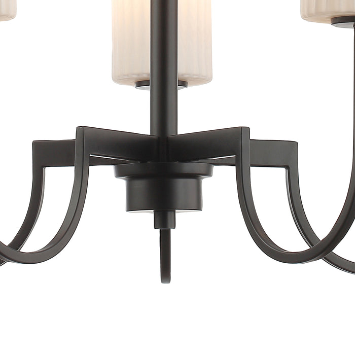 Maxim Town & Country 5-Light Chandelier Model: 32005SWBK