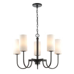 Maxim Town & Country 5-Light Chandelier Model: 32005SWBK