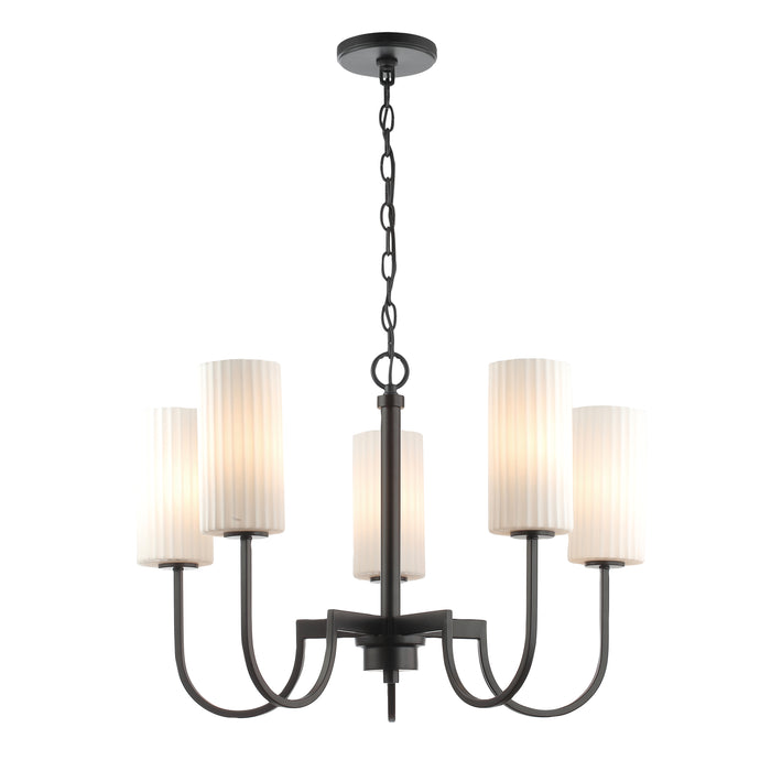 Maxim Town & Country 5-Light Chandelier Model: 32005SWBK