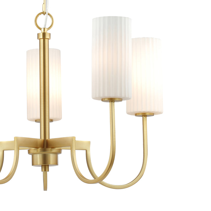 Maxim Town & Country 5-Light Chandelier Model: 32005SWSBR