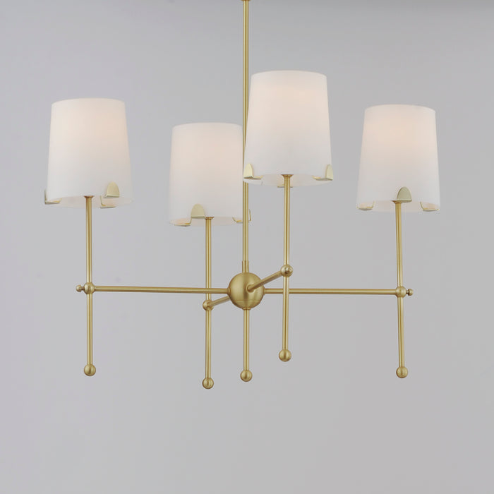 Maxim Huntington 4-Light Chandelier Model: 32364WTSBR