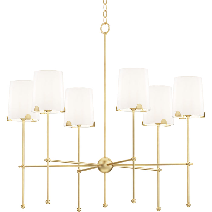 Maxim Huntington 6-Light Chandelier Model: 32366WTSBR