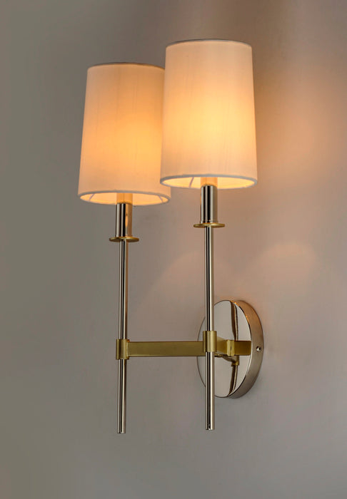 Maxim Uptown 2-Light Wall Sconce Model: 32392OFSBRPN