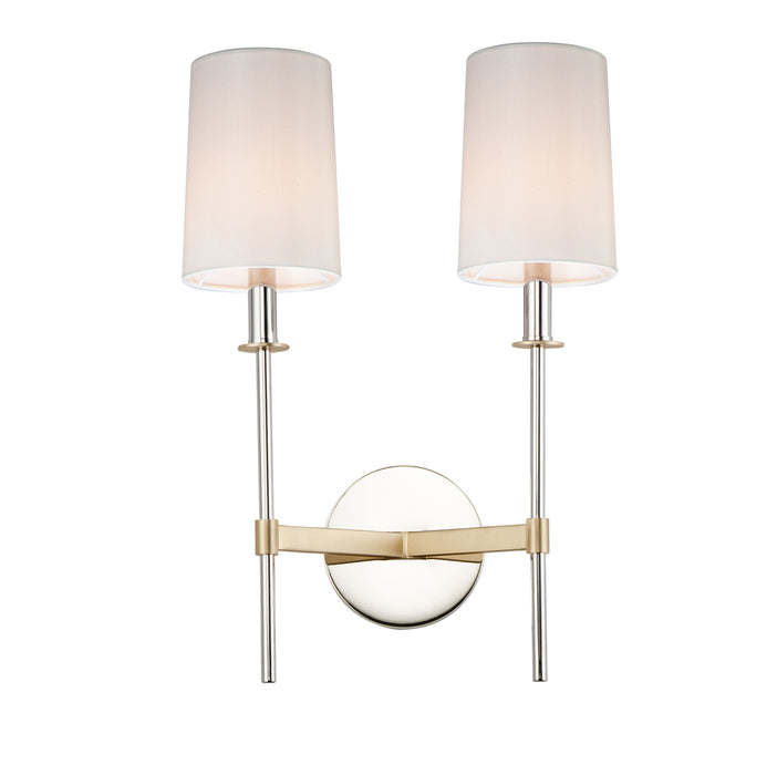 Maxim Uptown 2-Light Wall Sconce Model: 32392OFSBRPN