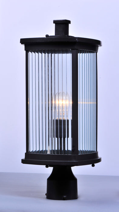 Maxim Terrace 1-Light Outdoor Post Lantern Model: 3250CRBZ