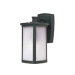 Maxim Terrace 1-Light Small Outdoor Wall Lantern Model: 3252FSBZ