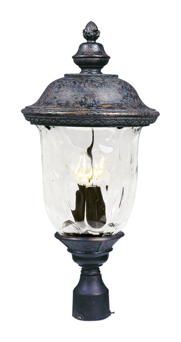 Maxim Carriage House DC 3-LT Outdoor Pole/Post Lantern Model: 3420WGOB