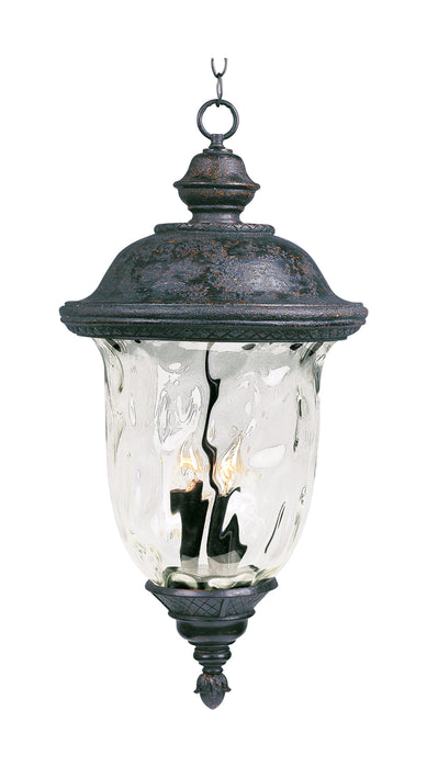 Maxim Carriage House DC 3-Light Outdoor Hanging Lantern Model: 3428WGOB