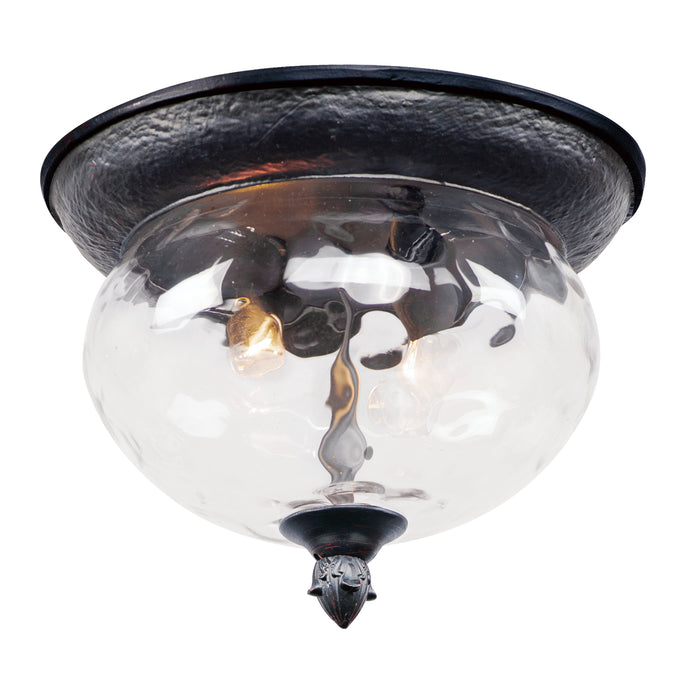 Maxim Carriage House DC 2-Light Outdoor Ceiling Mount Model: 3429WGOB