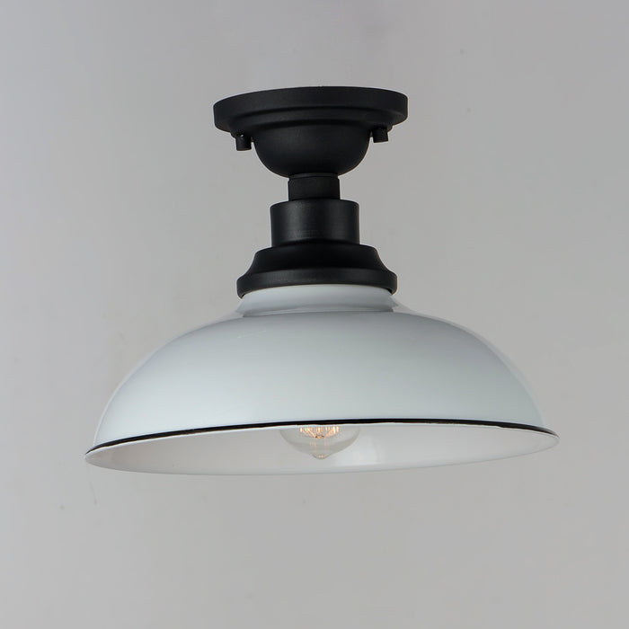 Maxim Granville 1-Light Flush Mount Model: 35110WTBK