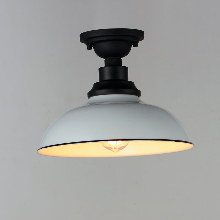 Maxim Granville 1-Light Flush Mount Model: 35110WTBK