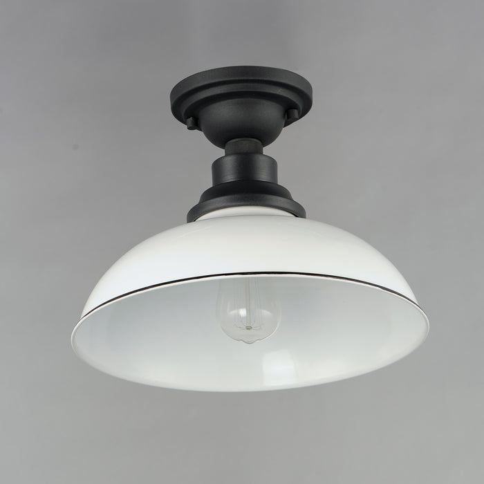 Maxim Granville 1-Light Flush Mount Model: 35110WTBK