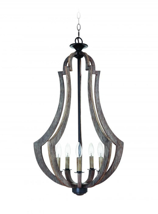 Craftmade Winton 5 Light Foyer Model: 35135-WP