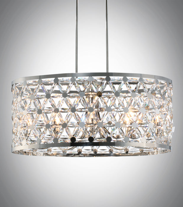 Maxim Cassiopeia 8-Light Oval Pendant Model: 39507BCPN