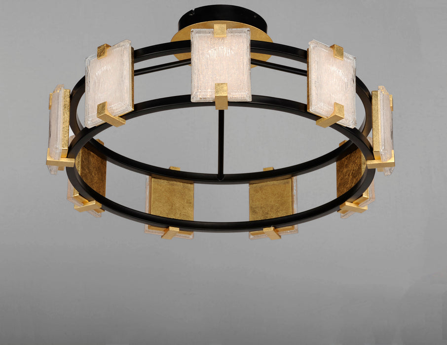 Maxim Radiant 9-Light LED Flush Mount Model: 39530CYBKGL