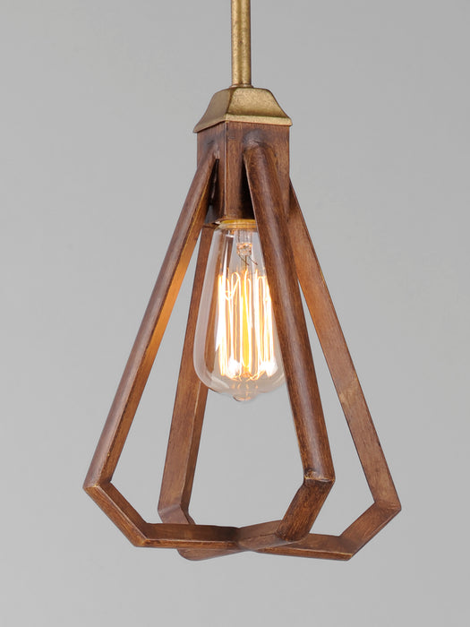 Maxim Woodland 1-Light Mini Pendant Model: 39541HZBRG