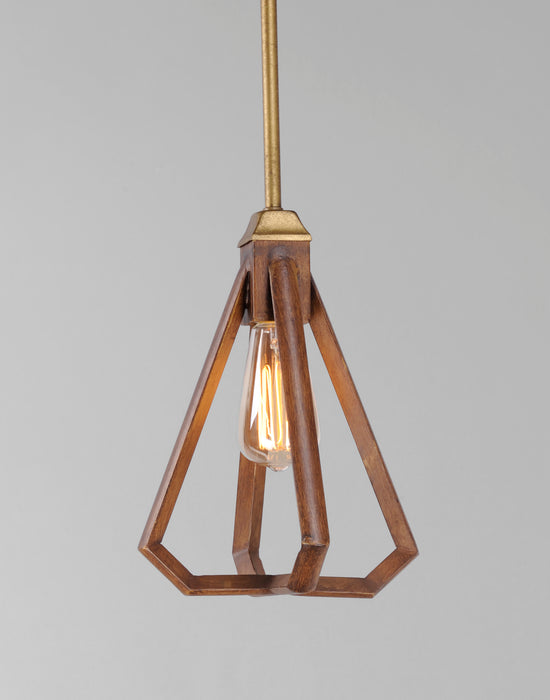 Maxim Woodland 1-Light Mini Pendant Model: 39541HZBRG