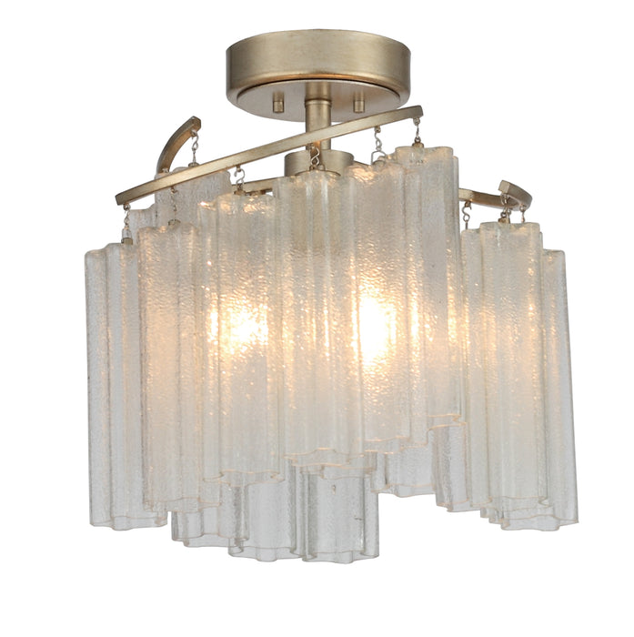 Maxim Victoria 3-Light Semi Flush Model: 39570WFLGS