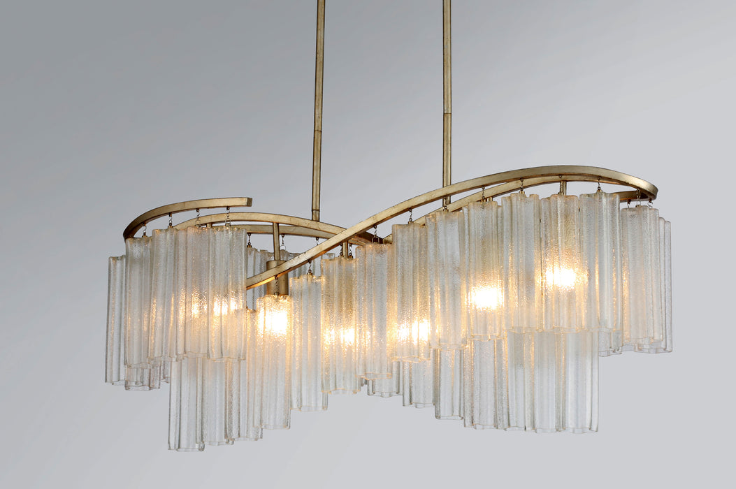 Maxim Victoria 6-Light Linear Chandelier Model: 39579WFLGS