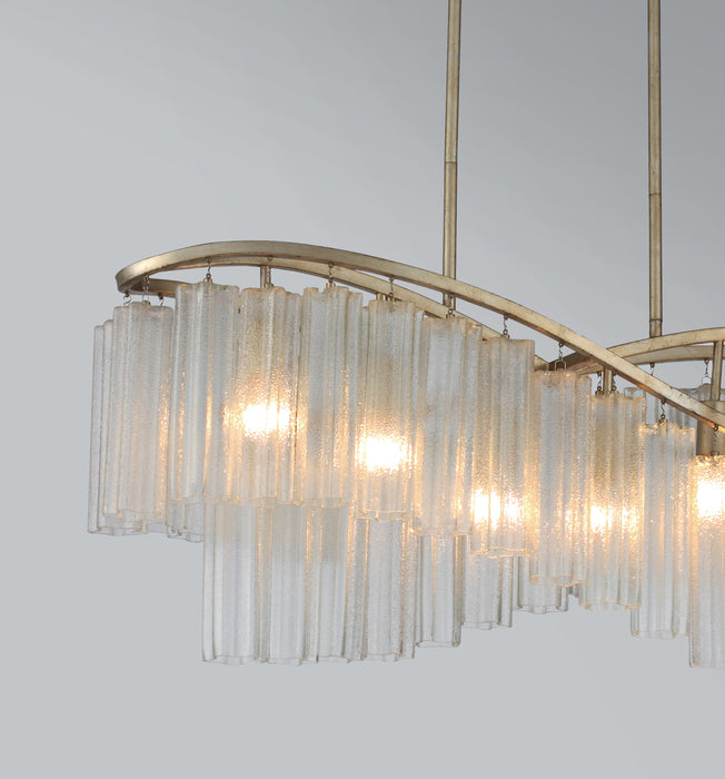 Maxim Victoria 6-Light Linear Chandelier Model: 39579WFLGS