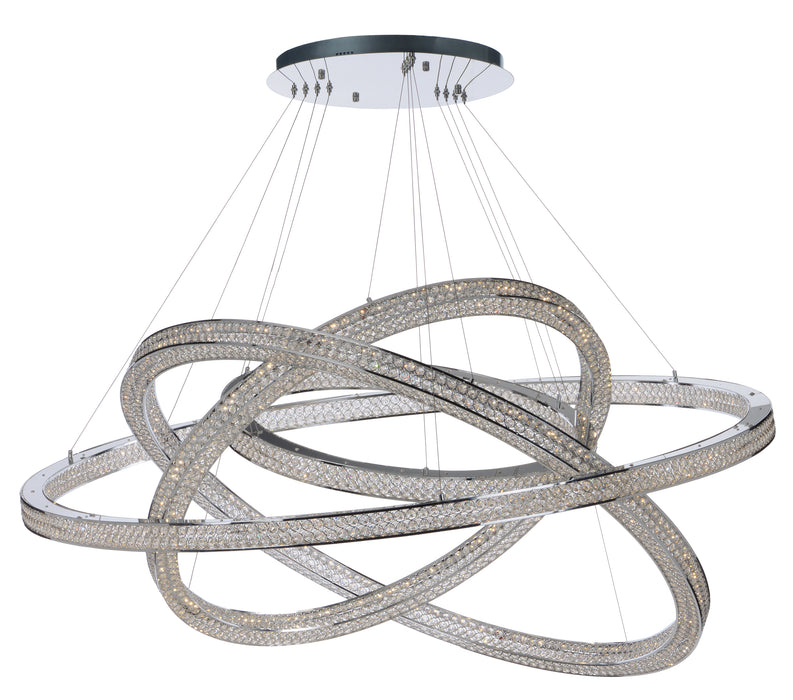 Maxim Eternity 4 Tier 60 LED Chandelier Model: 39779BCPC