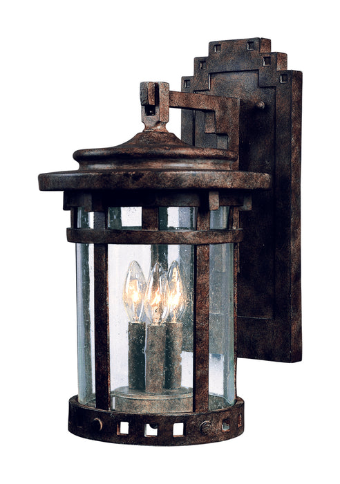 Maxim Santa Barbara VX 3-Light Outdoor Wall Lantern Model: 40035CDSE