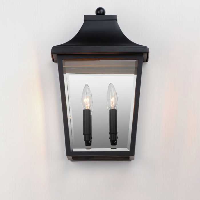 Maxim Sutton Place VX 2-Light Pocket Sconce Model: 40231CLBK