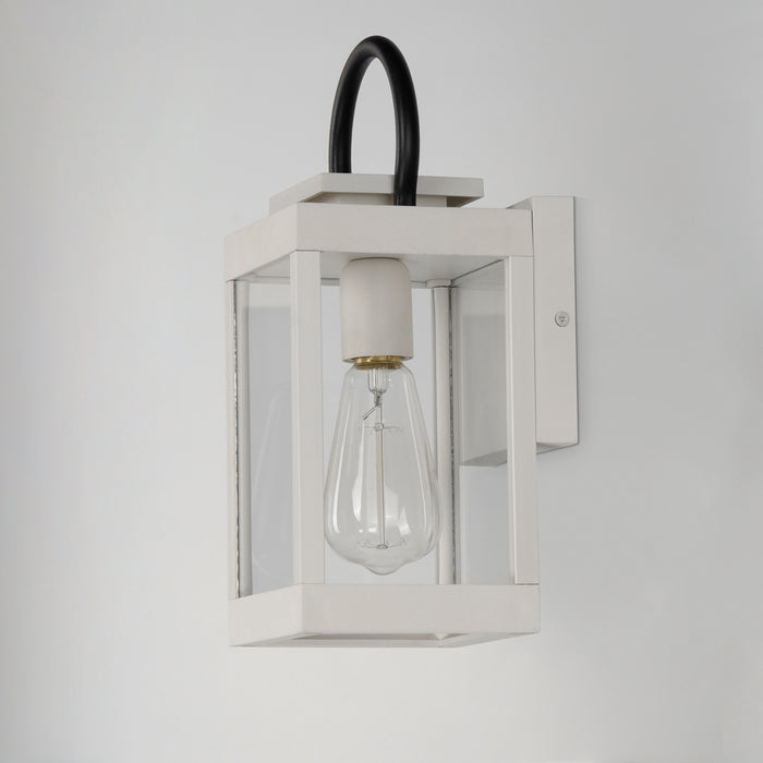 Maxim Nassau VX 1-Light Outdoor Wall Lantern Model: 40312CLWTBK