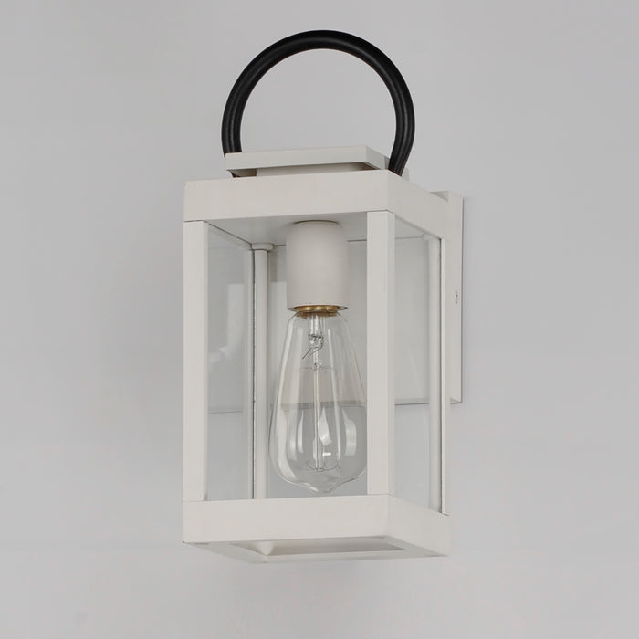 Maxim Nassau VX 1-Light Outdoor Wall Lantern Model: 40312CLWTBK