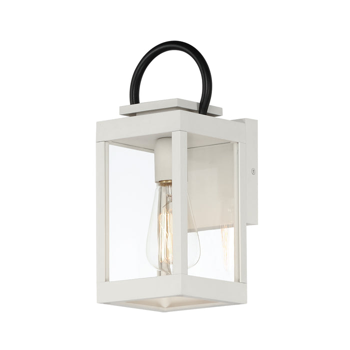 Maxim Nassau VX 1-Light Outdoor Wall Lantern Model: 40312CLWTBK