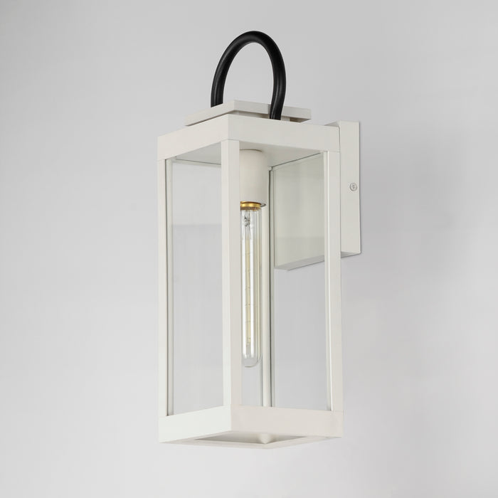 Maxim Nassau VX 1-Light Medium Outdoor Wall Lantern Model: 40314CLWTBK