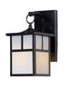 Maxim Coldwater 1-Light Outdoor Wall Lantern Model: 4053WTBK