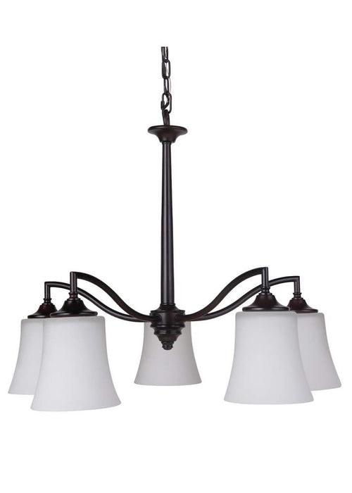 Craftmade Helena 5 Light Down Chandelier Model: 41715-PLN