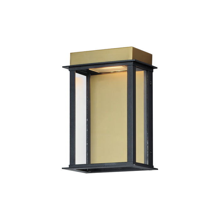 Maxim Rincon Small LED Outdoor Sconce Model: 50752BKGLD