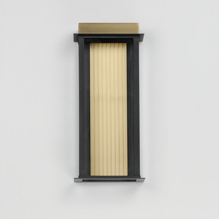 Maxim Rincon Large LED Outdoor Sconce Model: 50754BKGLD