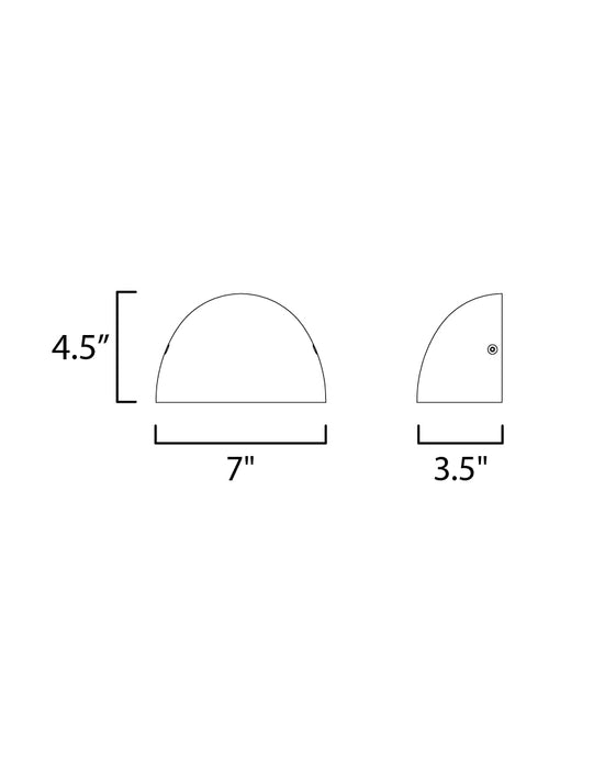 Maxim Pathfinder LED Outdoor Wall Sconce Model: 52122BK