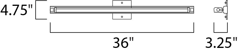 Maxim Director 36 LED Bath Vanity Light Model: 53034WTPC